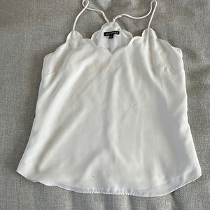 J crew size 4 scalloped dressy tank top